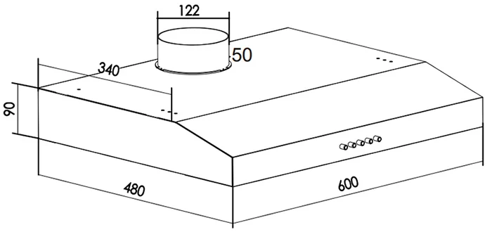 MÁY HÚT MÙI ÂM TỦ ELECTROLUX ECF6214X 60CM ULTIMATETASTE 300 - may hut mui am tu electrolux ecf6214x kt 1