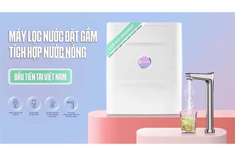 MÁY LỌC NƯỚC ĐẶT GẦM CÔNG SUẤT LỚN A. O. SMITH ROSS™ LUX-AOU800HOT