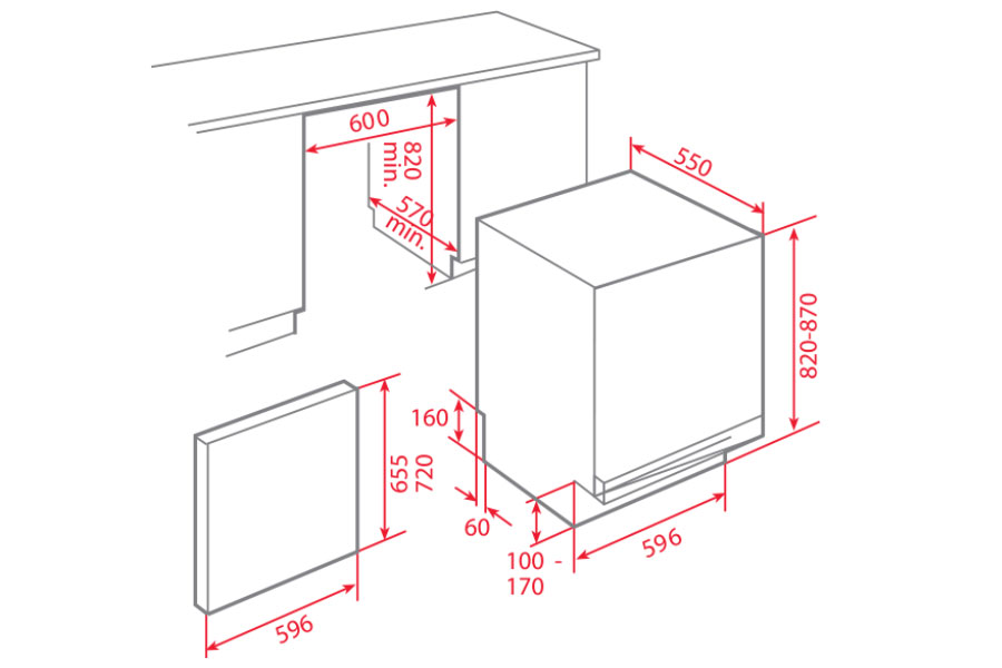 MÁY RỬA CHÉN TEKA DW8 59 FI - may rua chen dw8 59 fi kt
