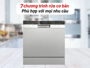 MÁY RỬA BÁT ĐỂ BÀN ELECTROLUX ULTIMATECARE 300 55CM EFC3862MS - may rua chen electrolux efc3862ms 1 1