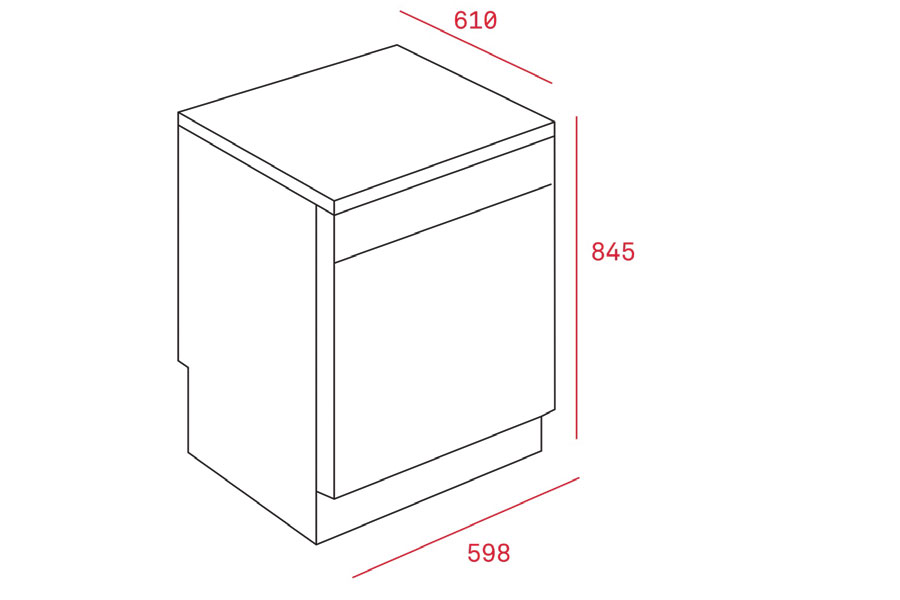 MÁY RỬA CHÉN TEKA LP8 820 - may rua chen lp8 820 kt