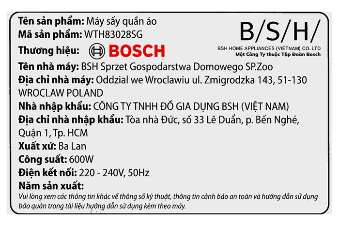 MÁY SẤY BƠM NHIỆT BOSCH 8 KG WTH83028SG - may say bom nhiet bosch 8kg wth83028sg 11 700x467 1