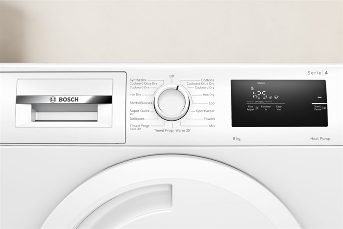 MÁY SẤY BƠM NHIỆT BOSCH 8 KG WTH83028SG - may say bom nhiet bosch 8kg wth83028sg 3 700x467 1