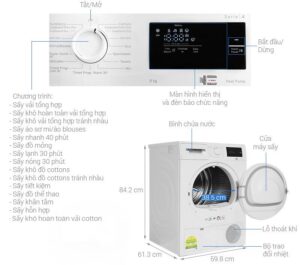 MÁY SẤY BƠM NHIỆT BOSCH 8 KG WTH83028SG - may say bom nhiet bosch 8kg wth83028sg note 638628761856260741