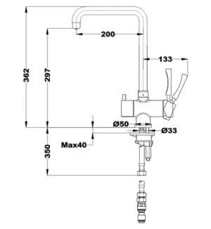 VÒI CHẬU RỬA TEKA OS 210 116090000 - son 21