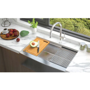 CHẬU RỬA BÁT KONOX WORKSTATION SINK – APRON SINK KN8051AS CURVE - sp chau rua bat konox kn8051as curve