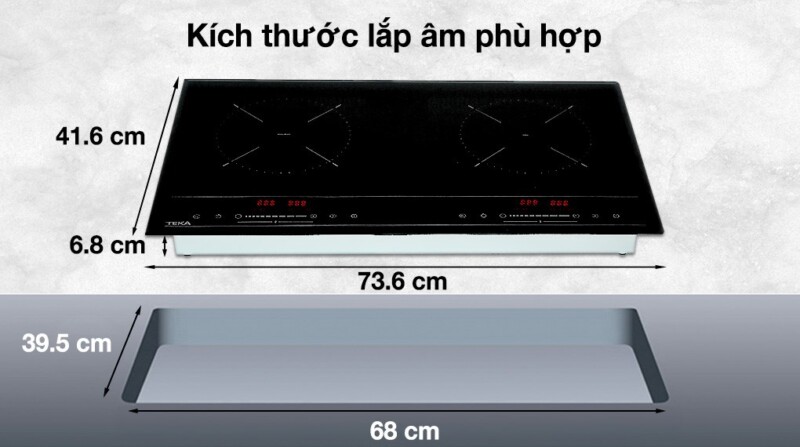 KÍCH THƯỚC BẾP ĐIỆN TỪ TEKA HIC 7320 D 112750000