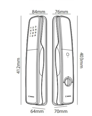 KHÓA CỬA VÂN TAY BOSCH EL800 AKB MÀU ĐEN - thong so el800a ca7e764f b483 450a b9ad be506f6bcf55