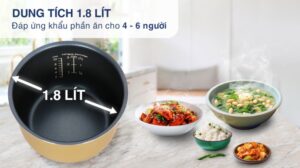 NỒI CƠM ĐIỆN ELECTROLUX EXPLORE 7 E7RC1-650K - tu 18 lit electrolux e7rc1 650k 101023 115249