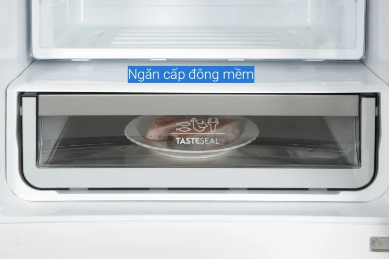 TỦ LẠNH ELECTROLUX NGĂN ĐÁ DƯỚI EBB3402K-H INVERTER ULTIMATETASTE 300 308L MÀU ĐEN BÓNG ( CÓ NGĂN ĐÔNG MỀM) - tu lanh electrolux inverter 308 lit ebb3402k h d