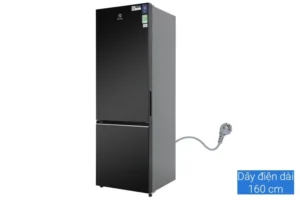 TỦ LẠNH ELECTROLUX NGĂN ĐÁ DƯỚI EBB3702K-H INVERTER ULTIMATETASTE 300 335L MÀU ĐEN BÓNG ( CÓ NGĂN ĐÔNG MỀM) - tu lanh electrolux inverter 335 lit ebb3702k h1