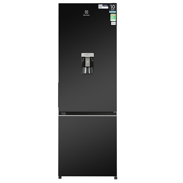 TỦ LẠNH ELECTROLUX  NGĂN ĐÁ DƯỚI EBB3762K-H INVERTER ULTIMATETASTE 300 335L MÀU ĐEN BÓNG ( CÓ NGĂN ĐÔNG MỀM)