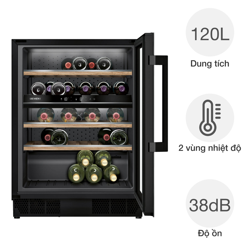 TỦ RƯƠU ÂM SIEMENS KU21WAHG0 IQ 500