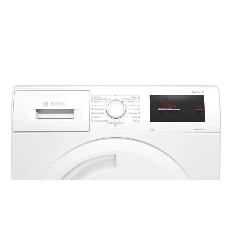 MÁY SẤY TỤ HƠI BƠM NHIỆT BOSCH HMH.WTH83008SG SERIES 4, 8 Kg