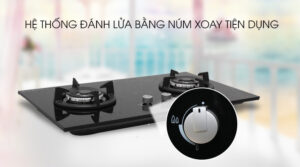 BẾP GAS ELECTROLUX FLEXI 80CM 2 MÂM CHIA LỬA EGT8028CK - vi vn 4