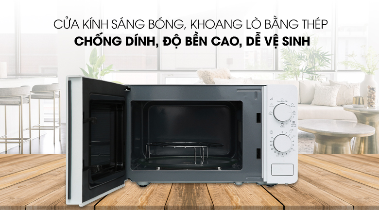 LÒ VI SÓNG ELECTROLUX ĐỂ BÀN TÍCH HỢP NƯỚNG 20L EMG20K38GWP MÀU TRẮNG