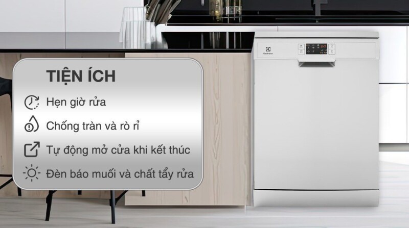 MÁY RỬA BÁT ELECTROLUX ĐỨNG ĐỘC LẬP ESF5512LOX