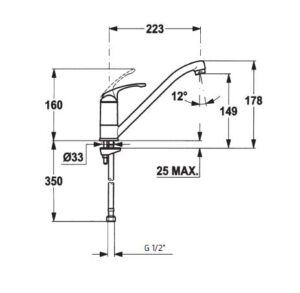 VÒI RỬA TEKA MTP 913 469130210 - voi mtp913