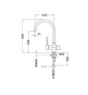 Vòi rửa Teka OS 201 - voi os201