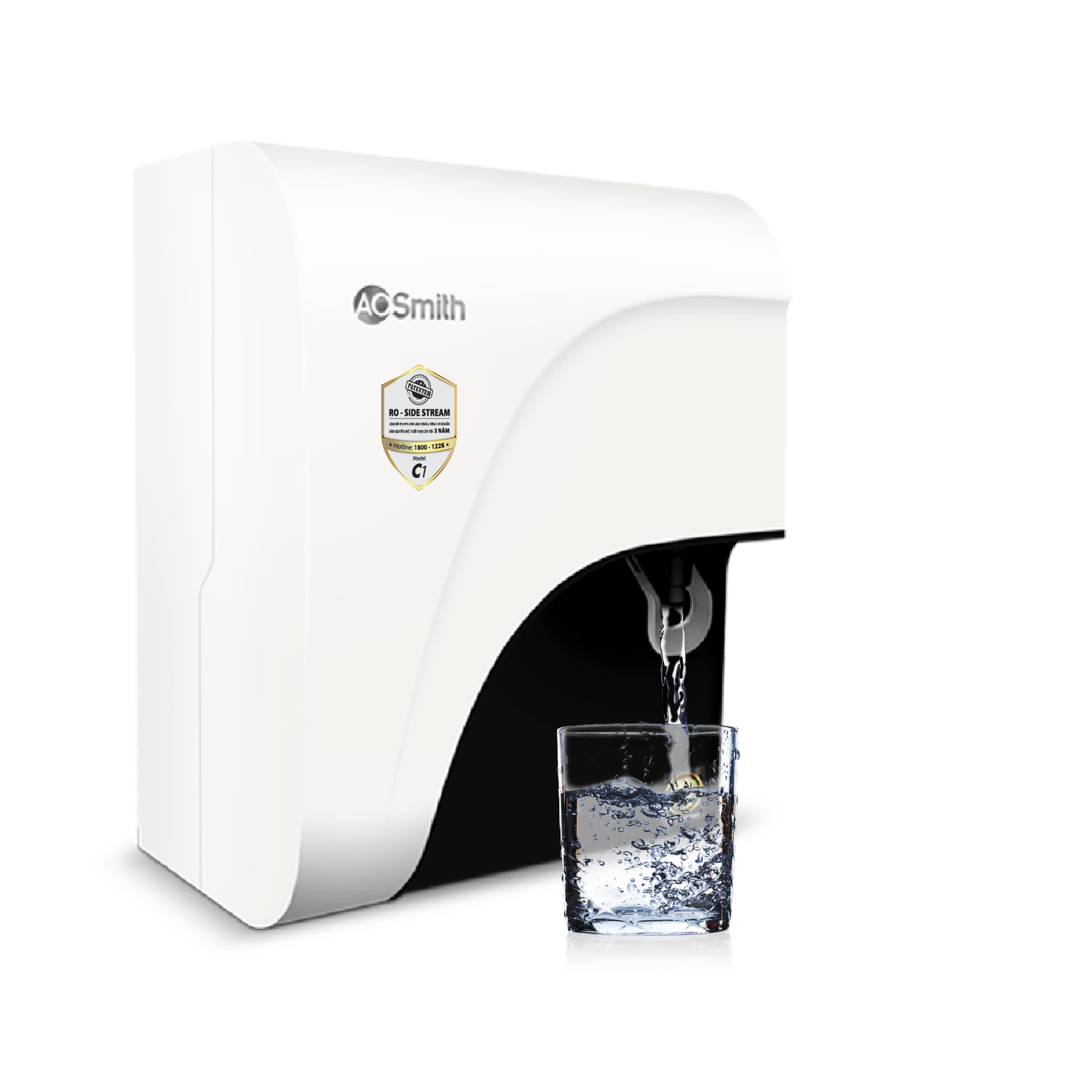 MÁY LỌC NƯỚC A. O. SMITH C1 - water purifier right view background subtraction c1 2 315fe2d7255143678488b17e2856b555 master 1