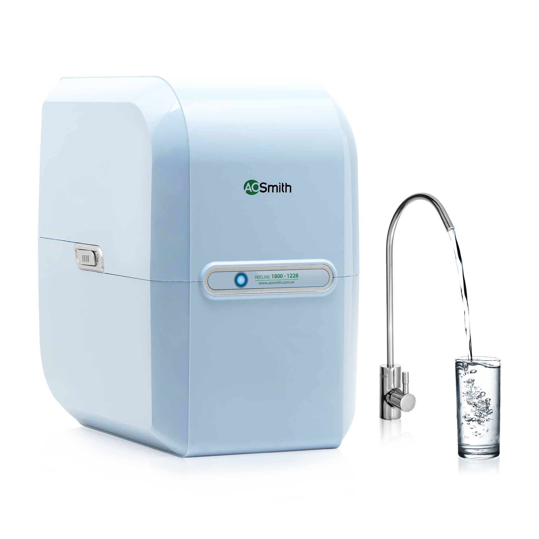 MÁY LỌC NƯỚC A. O. SMITH M2 - water purifier right view background subtraction m2 95d2075430bc41bc98e2ab6f1ba006bd master 1