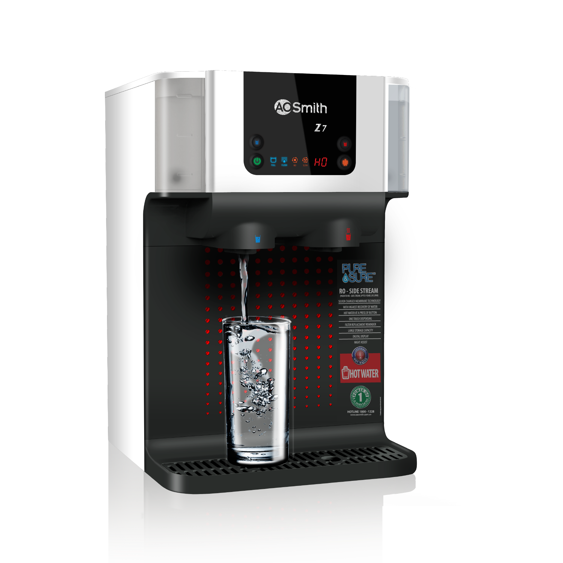 MÁY LỌC NƯỚC A. O. SMITH Z7 - water purifier right view background subtraction z7 2 1d86093d95e44b2dad8898ffd3ca7a55 master 1