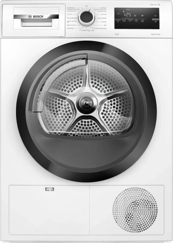MÁY SẤY BƠM NHIỆT BOSCH 8KG WTH85008SG SERI 4