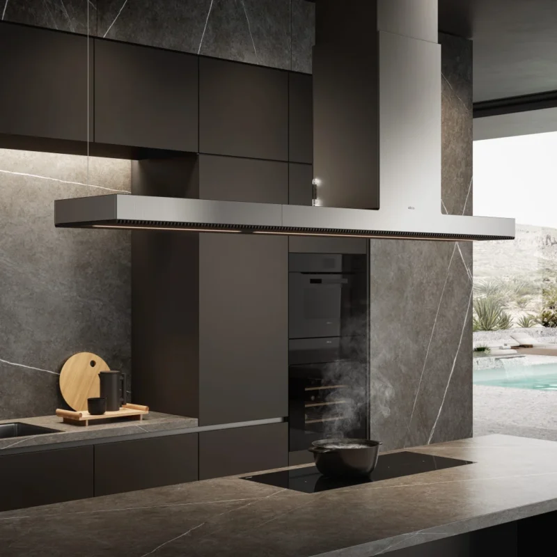 MÁY HÚT MÙI ĐẢO BẾP ELICA HAIKU ISLAND IX/A/180 - 1032 resize elica cucina moderna 1 mastro part haiku island 1800 dx 1