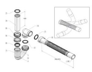 BỘ ỐNG XẢ REGINOX SYPHON M2008 HMH.R23471 - 3 2