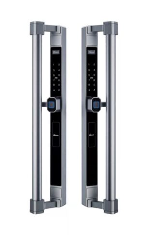 KHÓA VÂN TAY 2 MẶT CỬA NHÔM CỬA SẮT CỔNG APP REMOTE DEMAX SL808 GS LUX