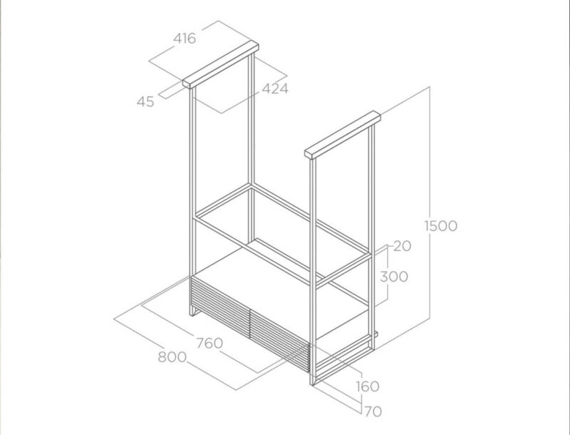 MÁY HÚT MÙI ĐẢO BẾP ELICA OPEN SUITE SUPERIOR BL/F/80 - 9 2