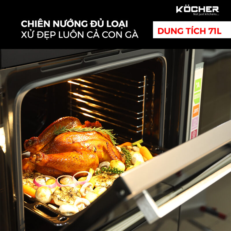 LÒ NƯỚNG KOCHER KOEU-71S14F - BAI 2 CHIEN NUONG DU LOAI