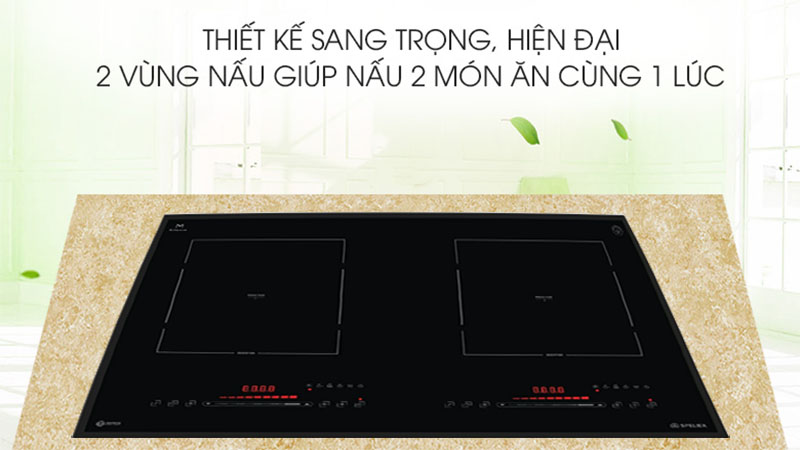 BẾP TỪ ĐÔI SPELIER STL 240C - Bep dien tu doi Spelier STL 240C 2
