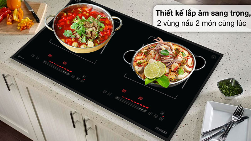 BẾP TỪ ĐÔI SPELIER STL 550S PLUS - Bep dien tu doi Spelier STL 550S 21