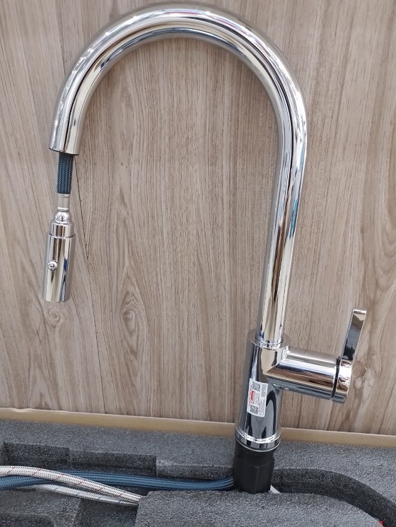 VÒI RỬA BÁT DÂY RÚT KONOX ALTO CHROME - Konox Alto Chrome 2 1