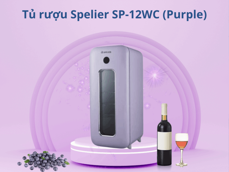 TỦ RƯỢU VANG SPELIER SP 12WC - Tu ruou Spelier SP 12WC Purple