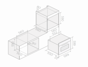 LÒ NƯỚNG ELICA VIRTUS MULTI 60 DD - VIRTUS MULTI 60 DD BL PRF0191771 36339 1 1 1