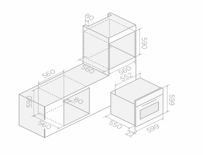 LÒ NƯỚNG ELICA VIRTUS MULTI 60 DD - VIRTUS MULTI 60 DD BL PRF0191771 36339 1 1 1