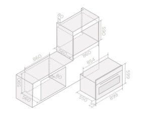 LÒ NƯỚNG ELICA VIRTUS MULTI 90 TFT - Virtus multi 90 TFT Oven