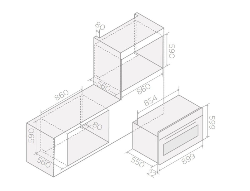 LÒ NƯỚNG ELICA VIRTUS MULTI 90 TFT - Virtus multi 90 TFT Oven