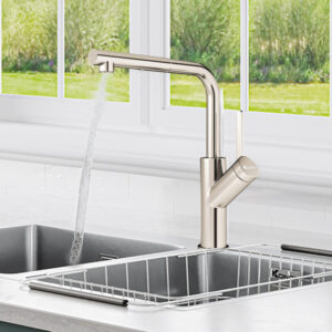 VÒI RỬA BÁT DÂY RÚT KONOX ARTAN NICKEL - Voi nuoc nong lanh Konox Artan Nickel 1