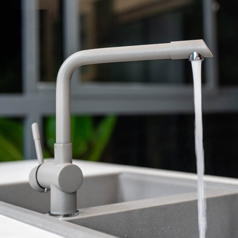 VÒI RỬA BÁT KONOX FELIX GREY - Voi rua bat Felix Grey