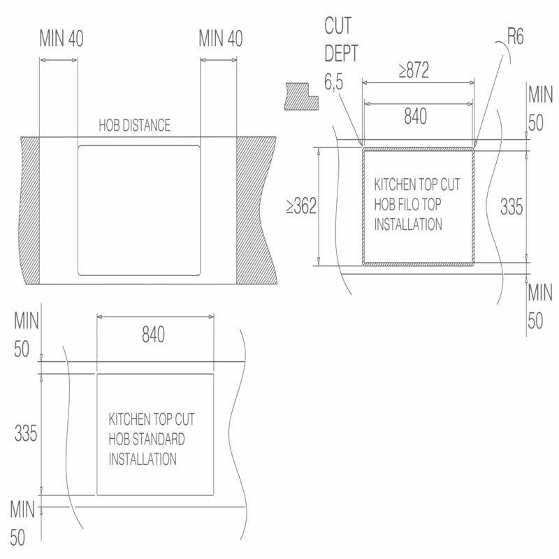 BẾP TỪ ELICA RATIO 874 SLIM BL - ban ve ky thuat bep tu 874 plus lap dat scaled 1