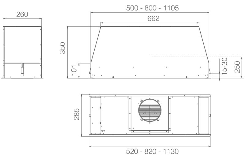MÁY HÚT MÙI ÂM TỦ ELICA CT35 PRO GME IX/A/120 - ca3807a20fdc132cb830e33b9bb5ab18