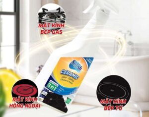 CHAI VỆ SINH MẶT KÍNH BẾP TỪ KOCHER CERAMIC - chai xit tay mat kinh bep tu sofish ceramic bepnhanphat 2