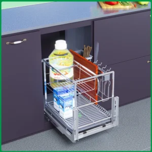 GIÁ ĐỰNG CHAI LỌ GIA VỊ DAO THỚT NAN DẸT GRANDX XK.30S 30CM - gc304 40 1