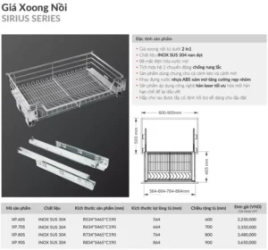 GIÁ XOONG NỒI GRANDX XP.60S 60CM - gia xoong noi grandx xp 60s 1 800x746 1