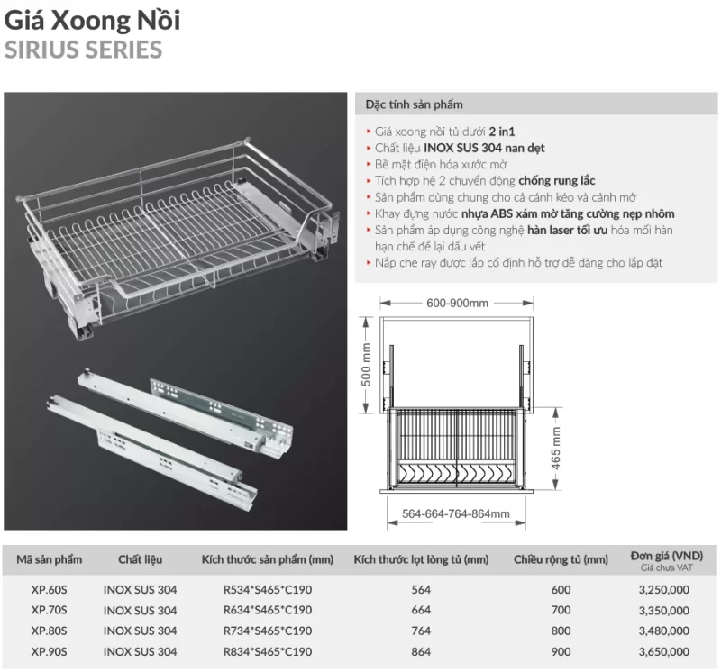 GIÁ XOONG NỒI GRANDX XP.60S 60CM - gia xoong noi grandx xp 60s 1 800x746 1