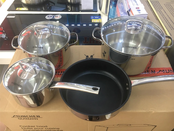 BỘ NỒI KOCHER LUBECK PRO  - hinh anh thuc te bo noi tu kocher lubeck pro 4