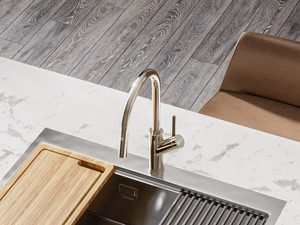 VÒI RỬA BÁT DÂY RÚT KONOX ALTO NICKEL - lap dat thuc te voi rua bat rut day konox ponte nickel 1